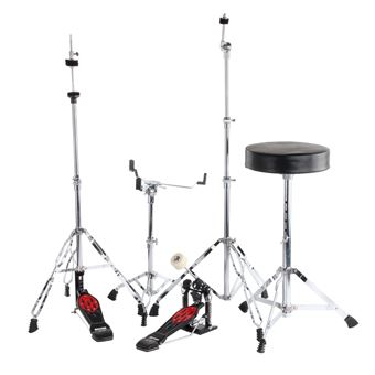 Batterie Complète XDrum Rookie 22 - Fusion Set - Ruby Red - 5 Pièces Avec Cymbales Et Matériel