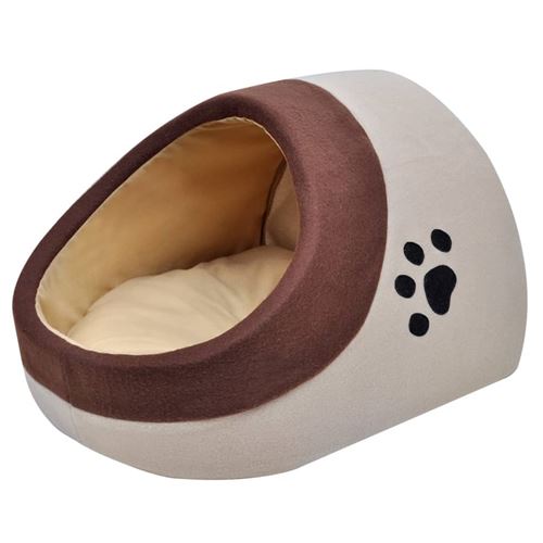 Comparer les prix de vidaXL Lit chaud pour chats Molleton Taille XL
