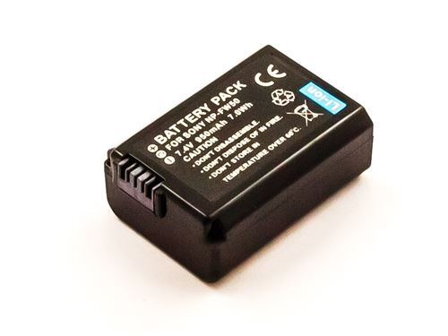 Battery similar SON NP-FW50, Li-ion, 7,4V, 950mAh, 7,0Wh, black