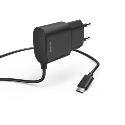 Chargeur, USB Type-C, 2,4 A, noir