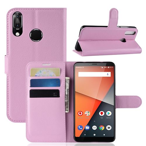 Etui en PU rose pour votre Vodafone Smart X9