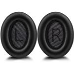 Coussinets D'oreille, Oreillette De Remplacement Noir Pour Bose QuietComfort 35 (QC35) And Quiet Comfort 35 II (QC35 II) Casque Circum-aural
