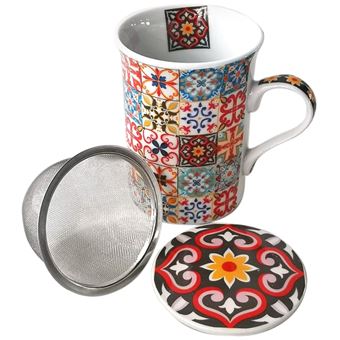Tasse Infuseur Teavana, Couleur Orange, Angle, Modèle KHM614CU - Neuve