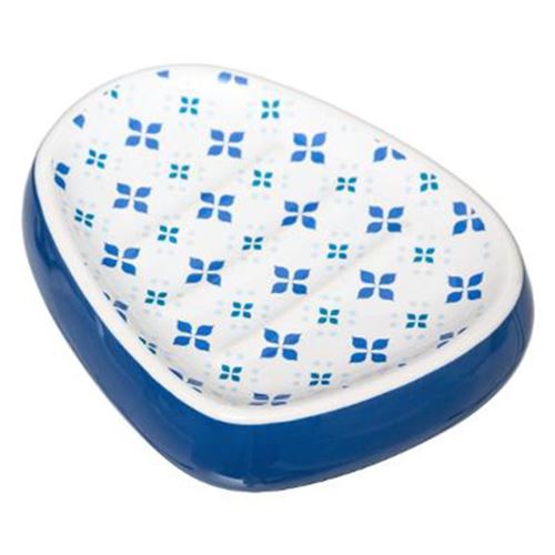 Five Simply Smart - Porte Savon - Zula - Céramique - 12cm - Bleu - Image 2