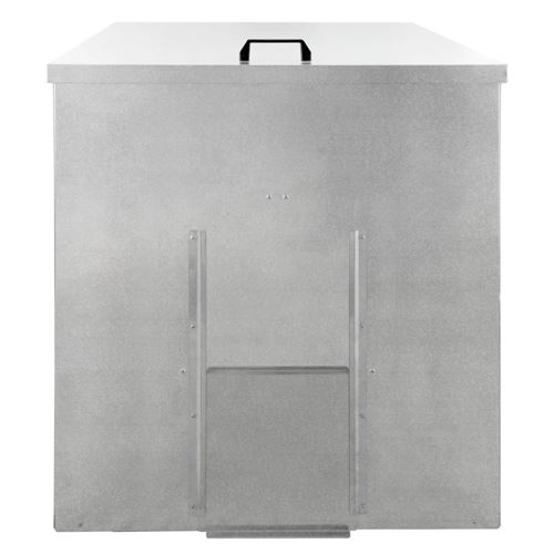 Monstershop Galvanised Coal Bunker - 350kg in Silver