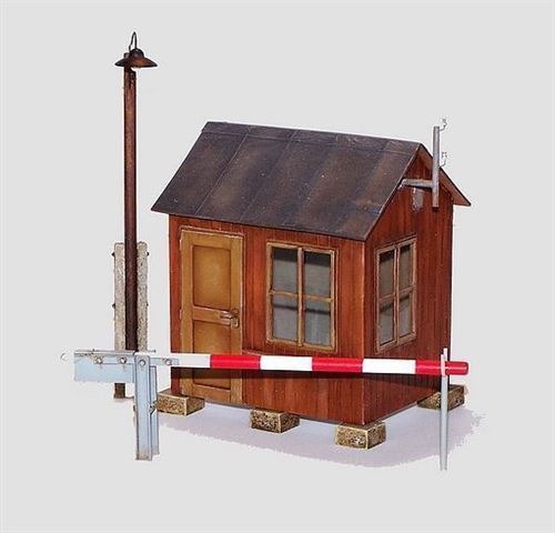 Schranke Mit Wächterhäuschen - 1:35e - Plus Model