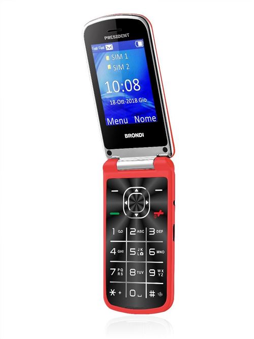 Smartphone Brondi President Red DS ITA
