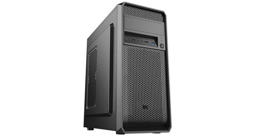 Boitier moyen tour atx itek compatible prime dark + alimentation 500w