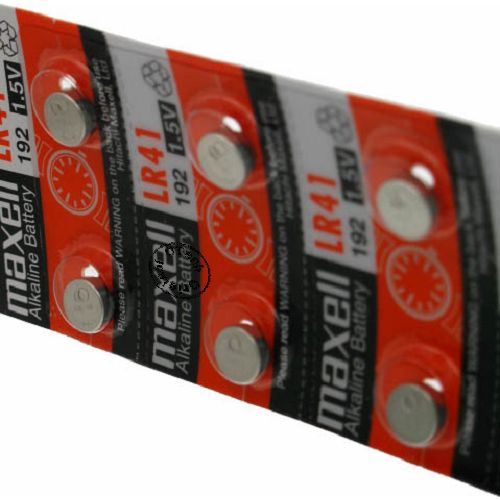 Pack de 10 piles maxell compatible avec MAXELL LR41 - Otech