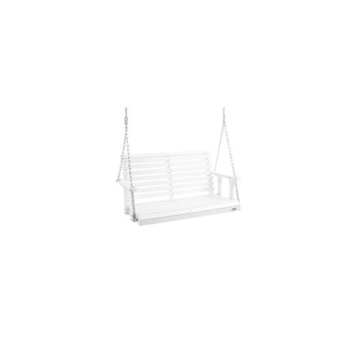 Non Communiqué Blanc Vevor Banc De Balançoire Porche Bois Suspendu Jardin Patio Cour 1240 Mm