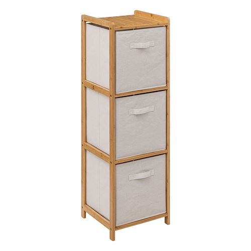 Non Communiqué Blanc Etagère 3 Tiroirs Tidy Box 5Five