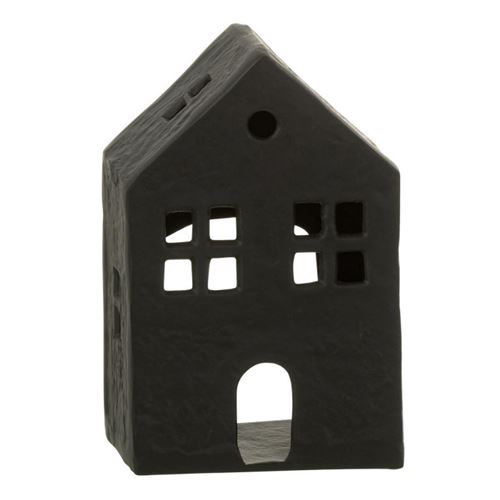 GENERIQUE - Bougeoir Maison - 1 Bougie - 19 cm - Noir - Image 3