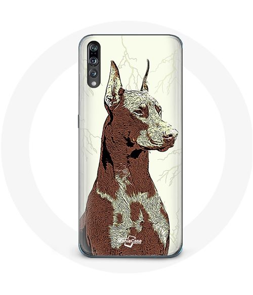 Coque pour Huawei P20 Doberman Race de chiens Maniacase