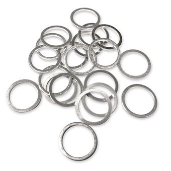 joints de bouchon de vidange de 20x23.5 alu, 20 pieces - Bgs Technic - 1