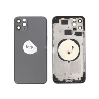 Original Cache Batterie Vitre Arrière Grise pour iPhone 11 Pro Max (Pulled C) - 1
