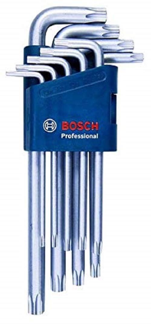 Non Communiqué Bosch Professional Jeu De Clés Allen Torx, 9 Pièces