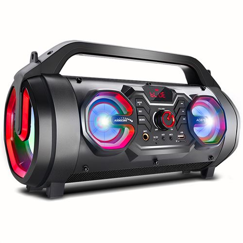 Audiocore AC875 draagbare bazooka-luidspreker Bluetooth 5.0, FM-radio, microkaart, SDIPX4, 2000mAh