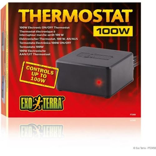 Comparer les prix de Thermostat électronique pour terrarium EXO TERRA Interrupteur marchearret 100W