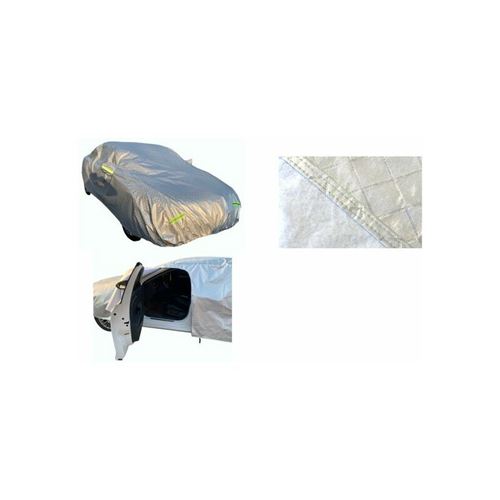 IWH074838 Premium Full Vehicle Cover Grey Weatherproof Durable Fabric