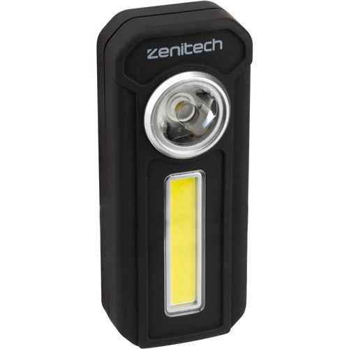 Non Communiqué Zenitech - Lampe De Poche Led/Cob - 300Lm - Avec Piles