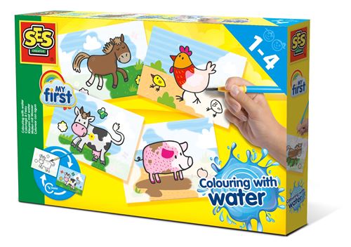 Non Communiqué Multicolore Ses Creative Couleurs Avec Des Animaux De Ferme Aquatiques 30 X 20 Cm