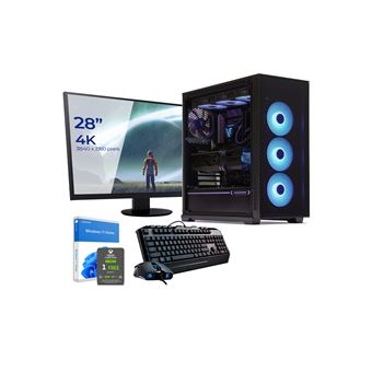 190€ sur Vibox X-202 SG PC Gamer - 27 165Hz Écran Pack Incurvé - Intel i9  13900KF Processeur 5.8GHz - Nvidia RTX 4090 24Go - 32Go RAM - 2To NVMe M.2  SSD 