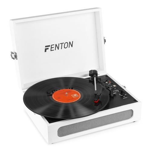 Fenton Rp118F Platine Vinyle Bluetooth Avec Haut-Parleurs Intégrés Beige