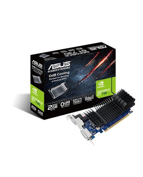 ASUS Karta graficzna  GeForce GT 730 2GB GDDR5 (GT730-SL-2GD5-BRK)