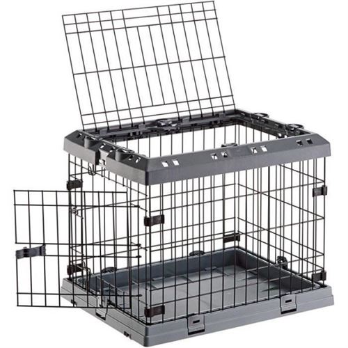 Comparer les prix de Cage Pliable pour tres petits chiens SUPERIOR 60 Clôture métallique avec Séparateur Doub
