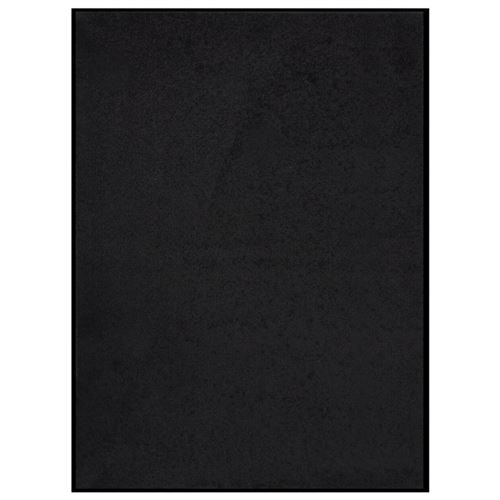 Vidaxl - Paillasson Noir 60x80 cm Noir