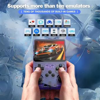 Game Console - Mini Console de jeu vidéo rétro R36S - Portable avec