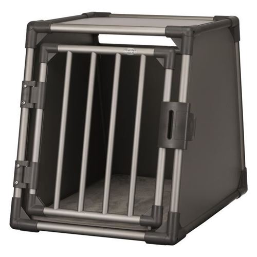 TRIXIE Cage de transport inclinée pour chiens M Alu graphite 39336