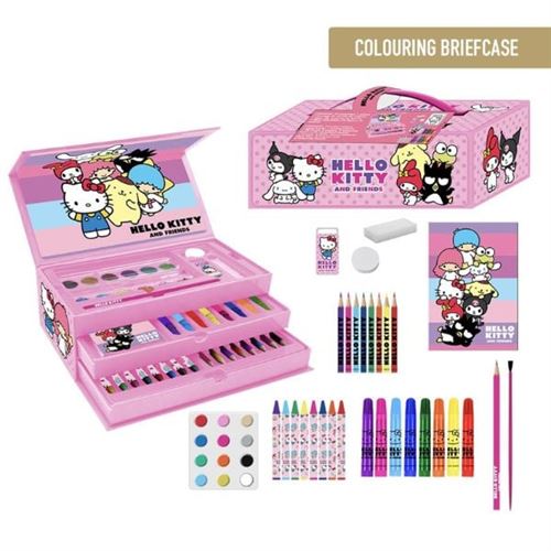 Non Communiqué Mallette De Papeterie Hello Kitty