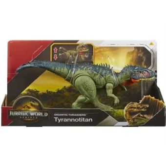 Mattel Jurassic World : Renaissance Figurine articulée Chilantaisaurus Géants féroces, grande espèce de dinosaure, 2 attaques féroces, jeu virtuel, JGB95 Mattel Jurassic World : Renaissance Figurine articulée Chilantaisaurus Géants féroces, grande espèce de dinosaure, 2 attaques féroces, jeu virtuel, JGB95