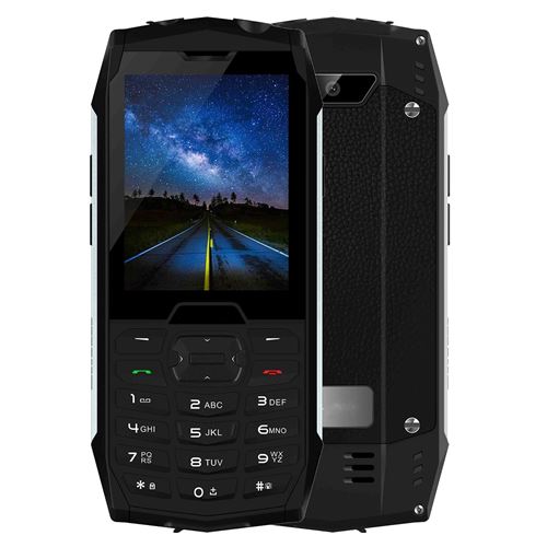 Smartphone 4G Robuste Avec Batterie Amovible Écran 2.8 Pouces Et Fonction SOS Noir YONIS