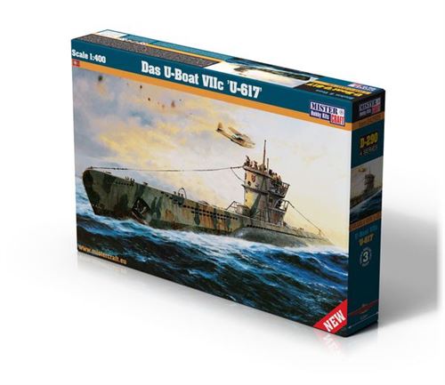 Das U-boot Viic u-617 - 1:400e - Mistercraft