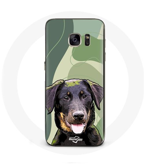 Coque Samsung Galaxy S7 Beauceron Noir Race de chiens Maniacase