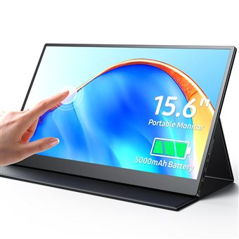 ARZOPA Ecran Portable, 15.6 Pouces, 1920x1080 FHD, Moniteur Portable IPS avec HDMI Type C USB C