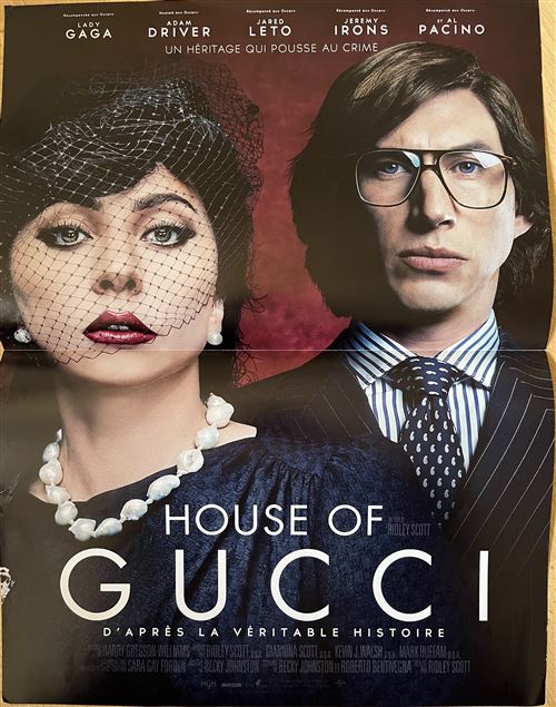 Affiche de Cinéma Originale - House of Gucci - Lady Gaga - 40x60cm