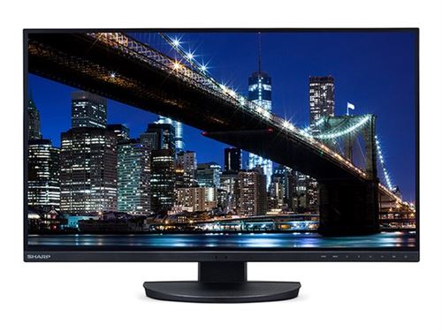 Non Communiqué Dos Noir, Lunette Avant Noire Sharp Multisync Ea272u - Écran Led - 27" - 3840 X 2160 4K @ 60 Hz - Ips - 400 Cd/M² - 1000:1 - 5 Ms - Hdmi, Displayport, Usb-C