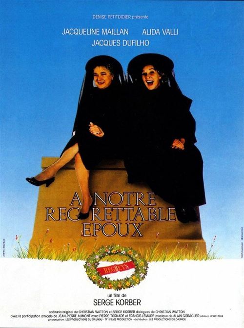 A notre Regrettable Epoux - 1987 - Jacqueline Maillan - 40x60cm - Affiche de cinéma originale pliée