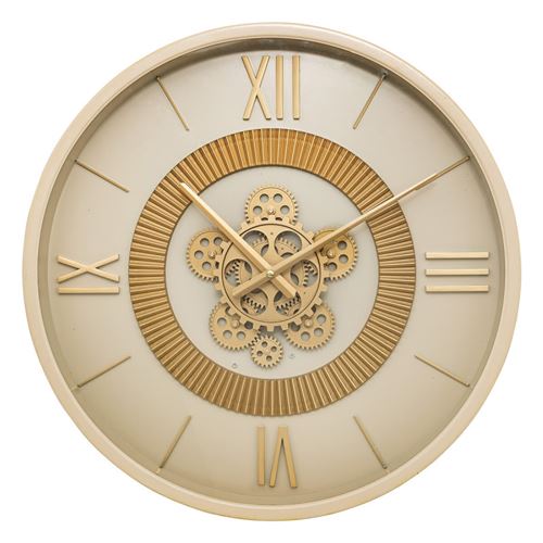 Atmosphera Beige Horloge Murale Ronde - Image 2