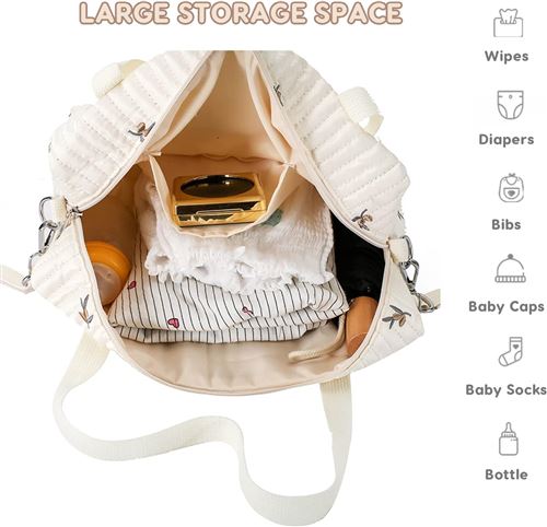 Été bébé couche sac à dos voyage mode bébé sac multifonction maman sac pour  poussette grand bébé sacs à couches sacs à couches