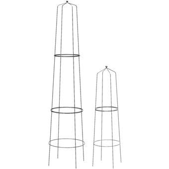 Komet - Treilli en acier Tower (Lot de 2) brut - 1