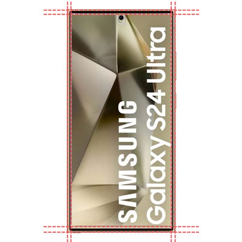 UniqueMe 4 Pièces Verre Trempé pour Samsung Galaxy S24 Ultra 5G Protection,  [2 Pièces Protection ecran 2 Pièces Verre Trempé Protection  d'objectif],Compatible avec ID d'empreintes Digitales : : High-Tech