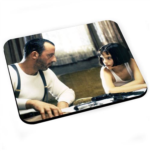 Tapis de souris Jean reno nathalie portman leon film action armes cinema