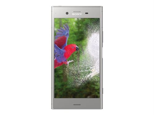Sony XPERIA XZ1 - 4G smartphone - RAM 4 Go / 64 Go - microSD slot - Écran LCD - 5.2 - 1920 x 1080 pixels - rear camera 19 MP - front camera 13 MP - argenté