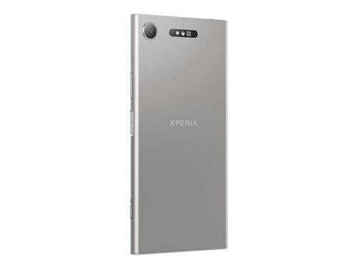 Sony XPERIA XZ1 - 4G smartphone - RAM 4 Go / Mémoire interne 64 Go - microSD slot - Écran LCD - 5.2 - 1920 x 1080 pixels - rear camera 19 MP - front camera 13 MP - argenté