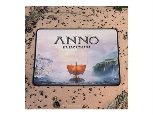 Lexip FLEX - Anno 117: Pax Romana - souris - avec joystick 3D - optique - sans fil - 2.4 GHz - récepteur sans fil USB - boîte - avec Tapis de souris Anno 117 : Pax Romana