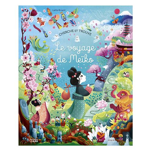 Livre enfant Le voyage de Meiko - Album Cherche et Trouve LITO